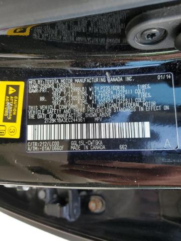 2T2BK1BA3EC244961 Lexus Rx 350 Base