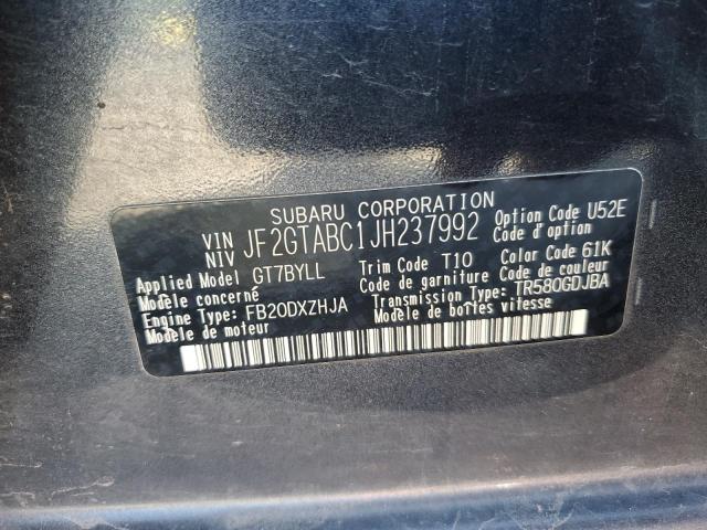JF2GTABC1JH237992 Subaru Crosstrek Premium