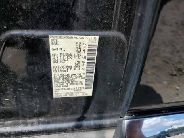 5N1AZ2MH4JN125783 Nissan MURANO S