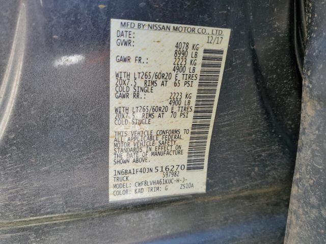 1N6BA1F40JN516270 Nissan Titan Xd Sl
