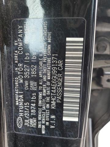 KMHCT4AE6GU991371 Hyundai ACCENT SE