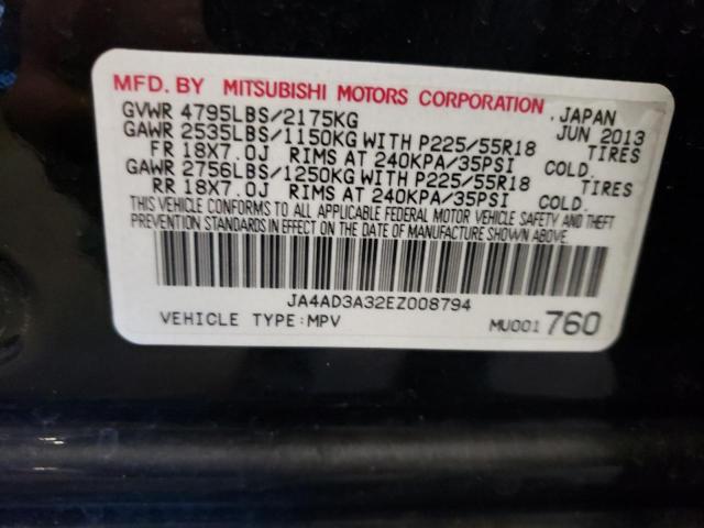 JA4AD3A32EZ008794 Mitsubishi Outlander Se