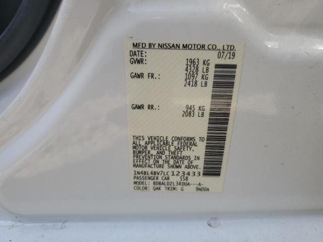 1N4BL4BV7LC123433 Nissan ALTIMA S