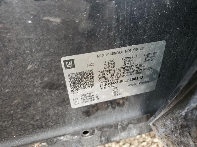 1GKKNXLS8LZ186133 GMC Acadia Denali