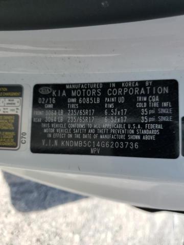 KNDMB5C14G6203736 KIA SEDONA LX