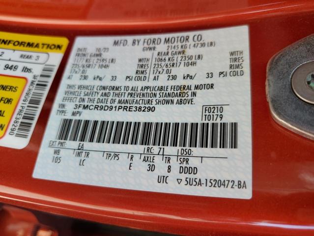 3FMCR9D91PRE38290 Ford Bronco Sport Badlands