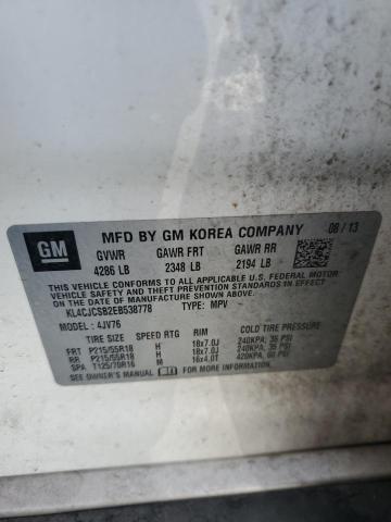 KL4CJCSB2EB538778 Buick Encore