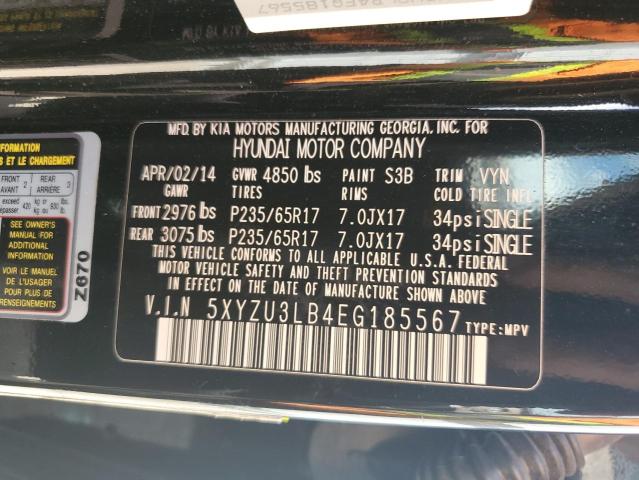5XYZU3LB4EG185567 Hyundai SANTA FE SPORT