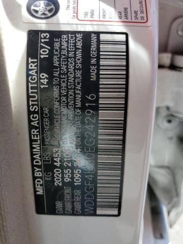 WDDGF4HB0EG242916 Mercedes-Benz C 250
