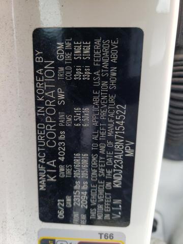 KNDJ23AU8N7154522 KIA SOUL LX