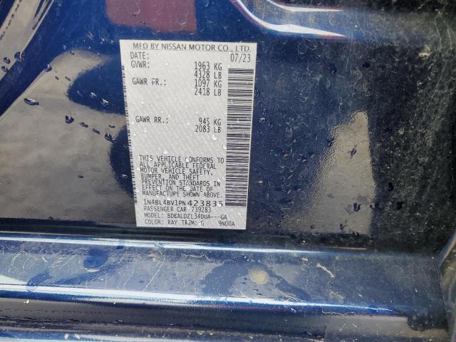 1N4BL4BV1PN423835 Nissan ALTIMA S