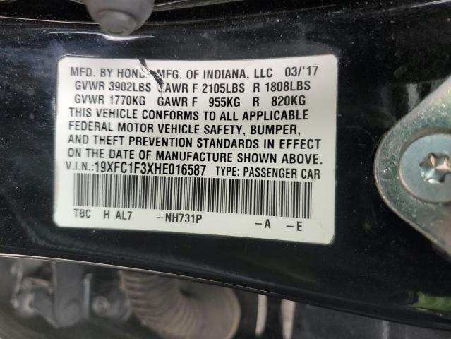 19XFC1F3XHE016587 Honda CIVIC EX