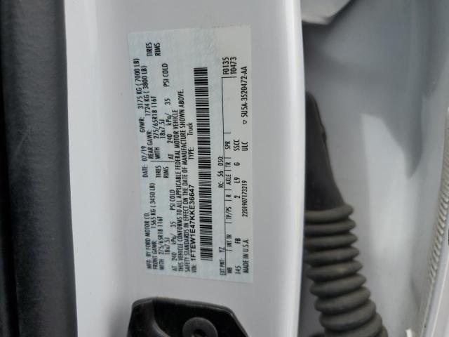 1FTEW1E47KKE36647 Ford F150 Supercrew