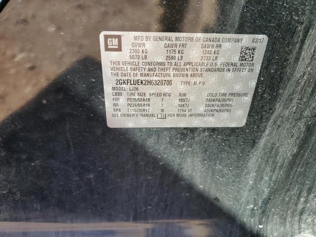2GKFLUEK2H6320706 GMC Terrain Slt
