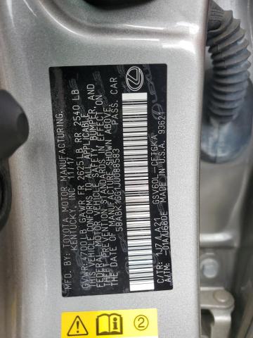 58ABK1GG1JU088583 Lexus ES 350