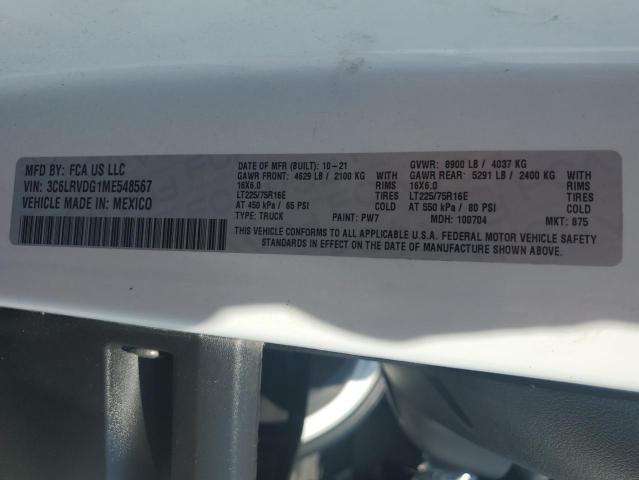 3C6LRVDG1ME548567 RAM Promaster 2500 2500 High
