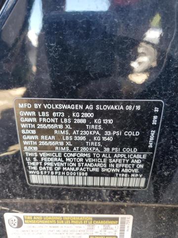 WVGEF7BP2HD001996 Volkswagen Touareg Sport