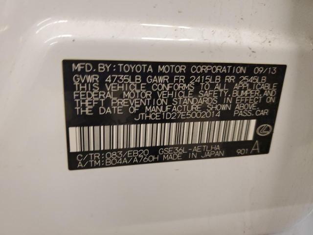 JTHCE1D27E5002014 Lexus IS 350
