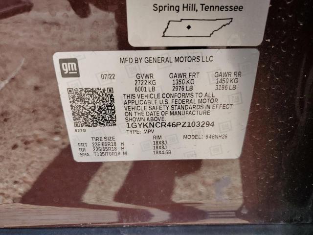1GYKNCR46PZ103294 Cadillac Xt5 Premium Luxury