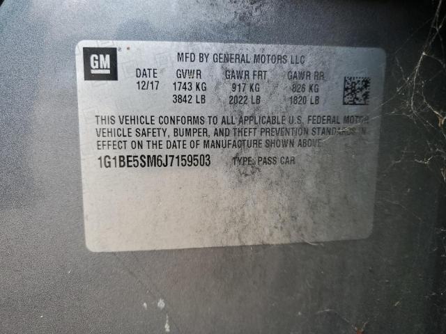 1G1BE5SM6J7159503 Chevrolet CRUZE LT