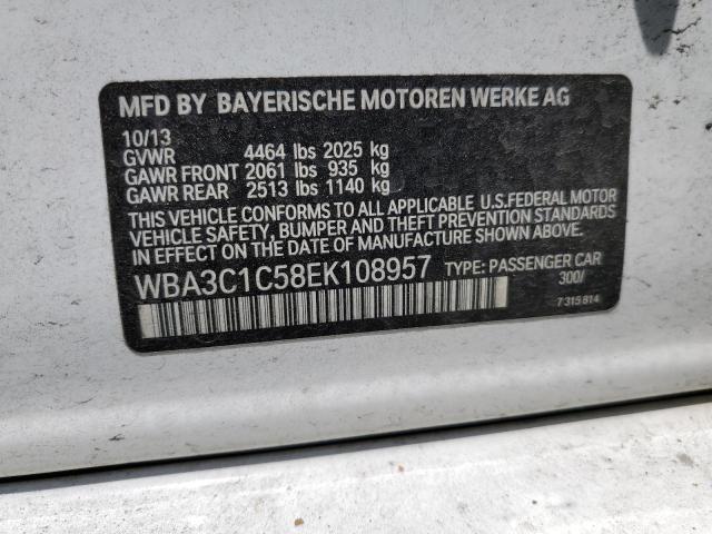 WBA3C1C58EK108957 BMW 328 I Sulev