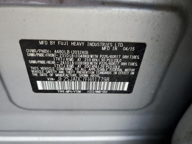 JF2SJADC7FH817798 Subaru Forester 2.5i Premium