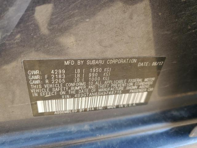 4S3GTAN65H3748715 Subaru IMPREZA LI