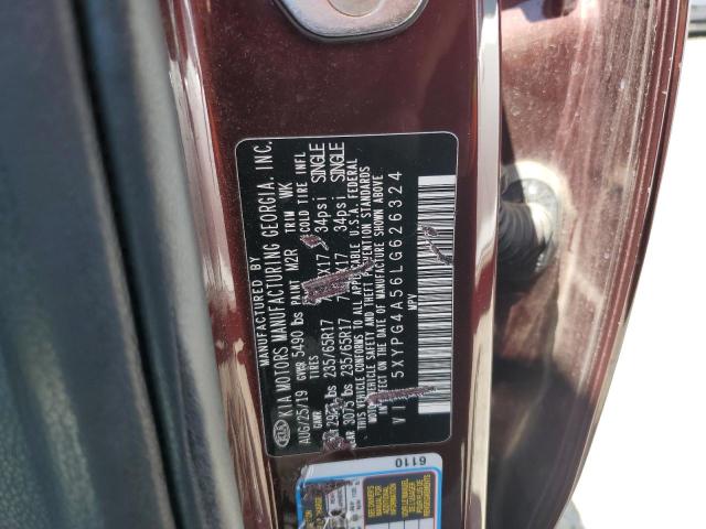 5XYPG4A56LG626324 KIA SORENTO S