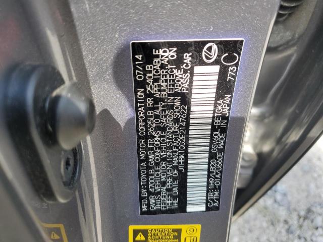 JTHBK1GG2E2147622 Lexus ES 350