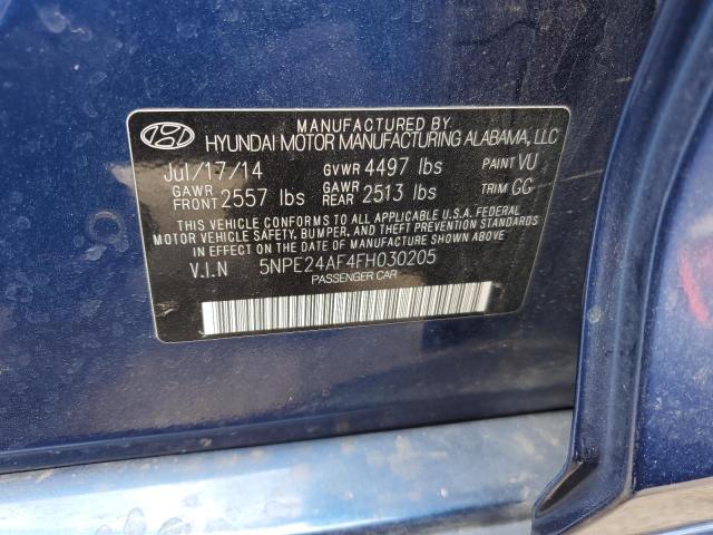 5NPE24AF4FH030205 Hyundai SONATA SE