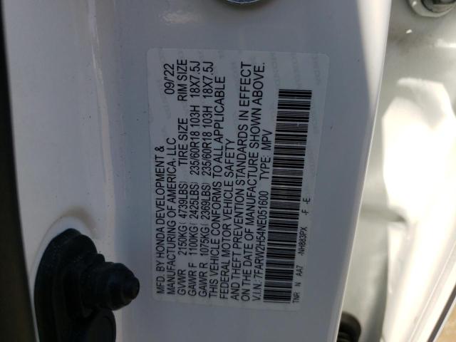 7FARW2H54NE051600 Honda CR-V EX