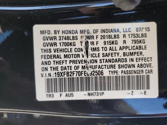 19XFB2F70FE092506 Honda CIVIC SE