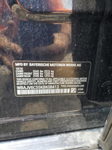 WBAJV6C55KBK08413 BMW 640 Xigt