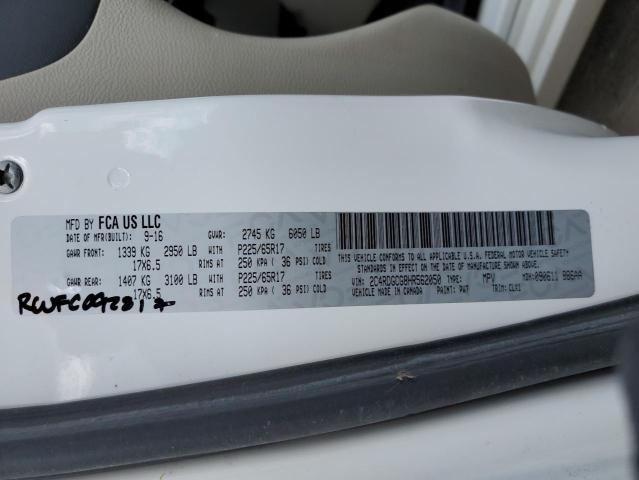 2C4RDGCG8HR562050 Dodge Grand Caravan Sxt
