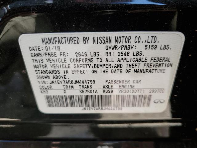 JN1EV7AR8JM444799 Infiniti Q50 LUXE