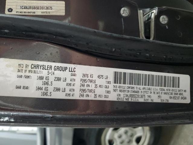 1C4NJRBB5ED913875 Jeep Patriot Sport