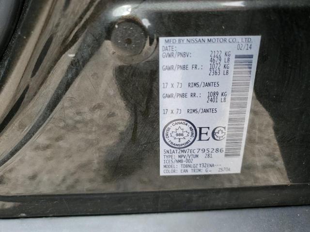 5N1AT2MV7EC795286 Nissan ROGUE S