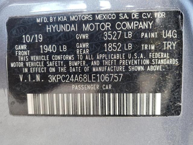 3KPC24A68LE106757 Hyundai ACCENT SE