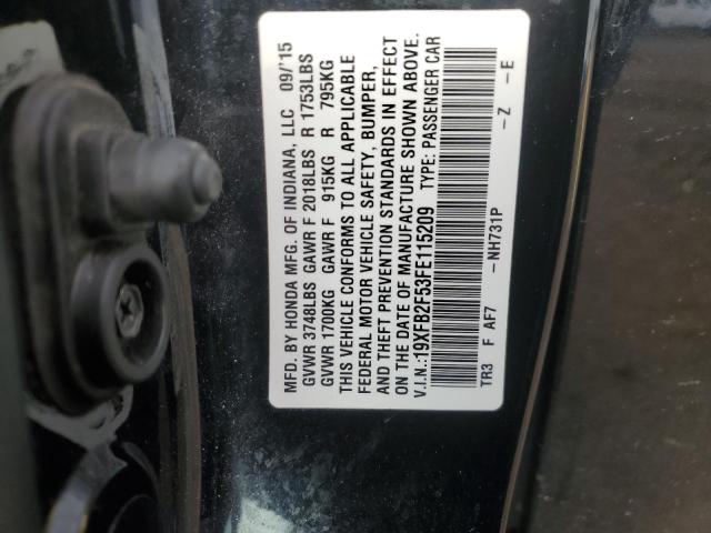 19XFB2F53FE115209 Honda Civic Lx