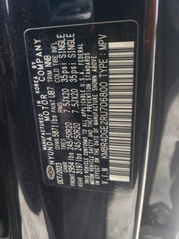 KM8R4DGE2RU706800 Hyundai Palisade Sel Premium
