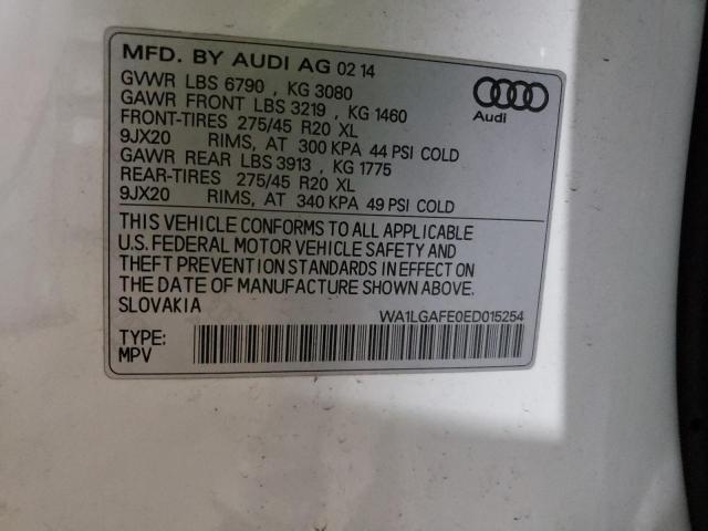 WA1LGAFE0ED015254 Audi Q7 Premium Plus