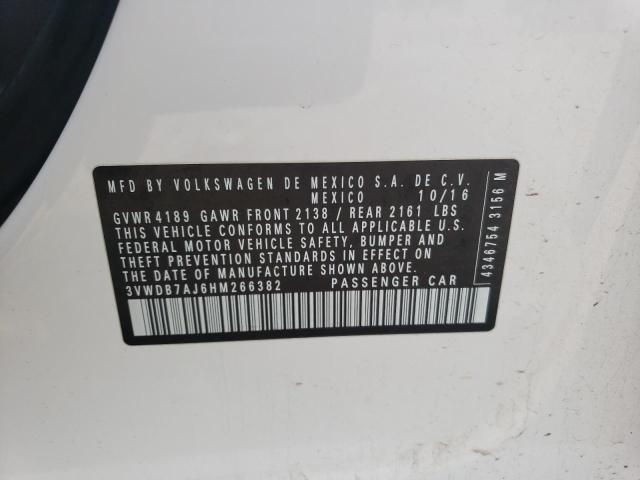 3VWDB7AJ6HM266382 Volkswagen JETTA SE