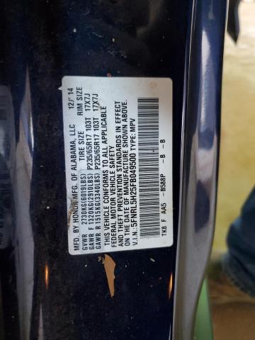 5FNRL5H25FB049500 Honda ODYSSEY LX