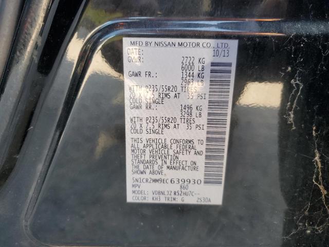 5N1CR2MM9EC639930 Nissan Pathfinder Sv Hybrid