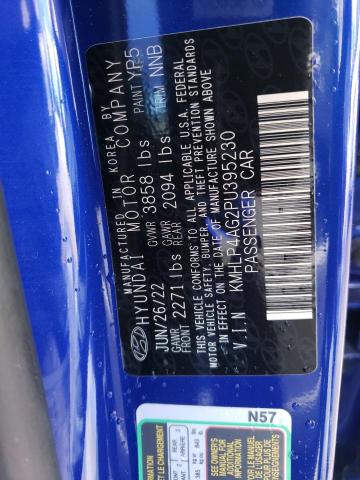 KMHLP4AG2PU395230 Hyundai Elantra Limited