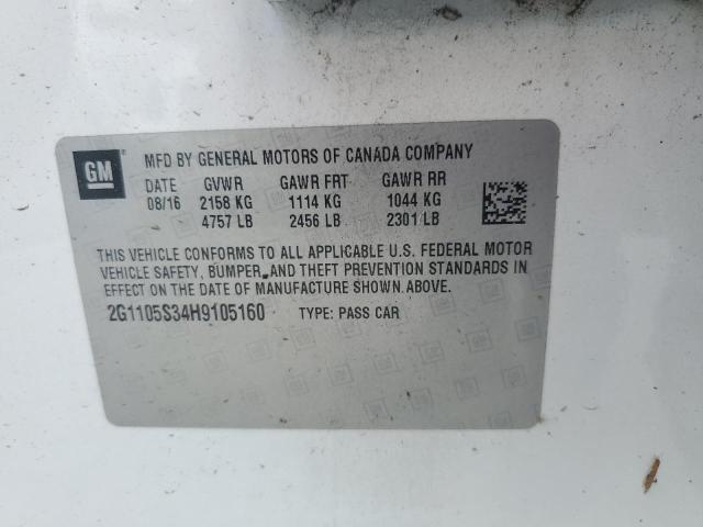 2G1105S34H9105160 Chevrolet IMPALA LT