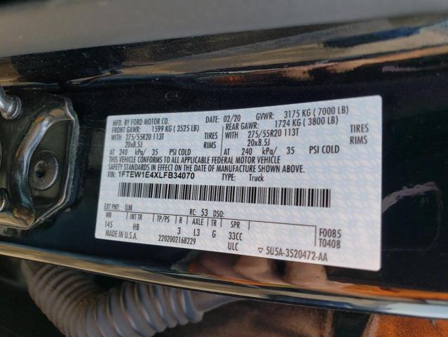1FTEW1E4XLFB34070 Ford F150 Supercrew