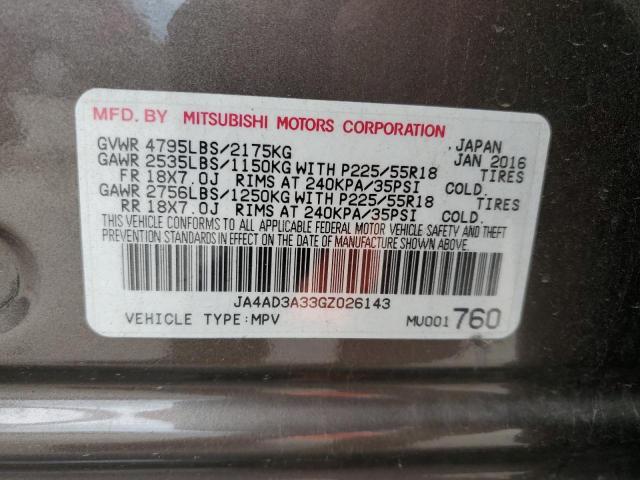 JA4AD3A33GZ026143 Mitsubishi Outlander Se