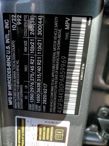 4JGFB4KB0PA859969 Mercedes-Benz Gle 350 4matic