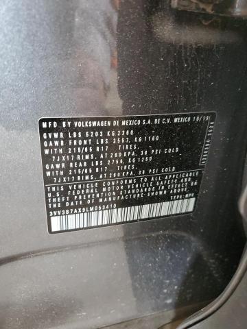 3VV3B7AX9LM053410 Volkswagen TIGUAN SE